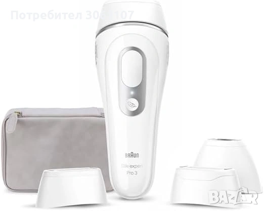 Фотоепилатор IPL Braun Silk-expert PRO 3 PL3230 сензор Skin pro, снимка 2 - Други - 53594535