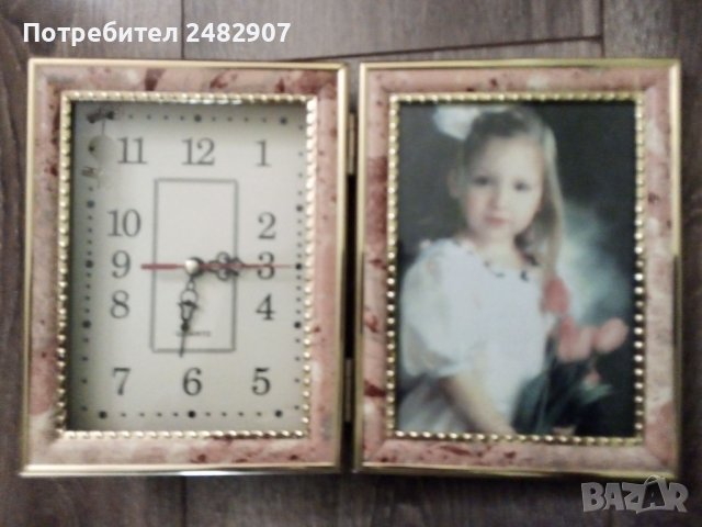 Часовник с рамка за снимка, снимка 4 - Други - 43091136