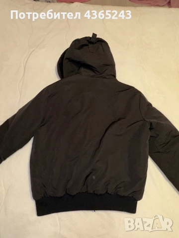 Оригинално Мъжко Яке Superdry много дебело и топло, черно преходно яке, снимка 5 - Якета - 52502437