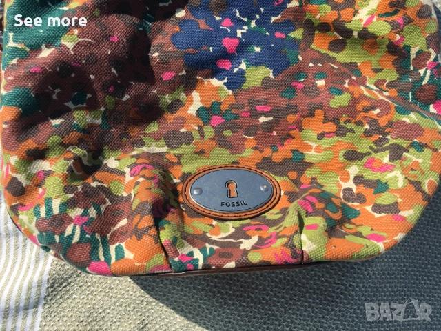 FOSSIL многоцветна чанта, снимка 10 - Чанти - 52074348