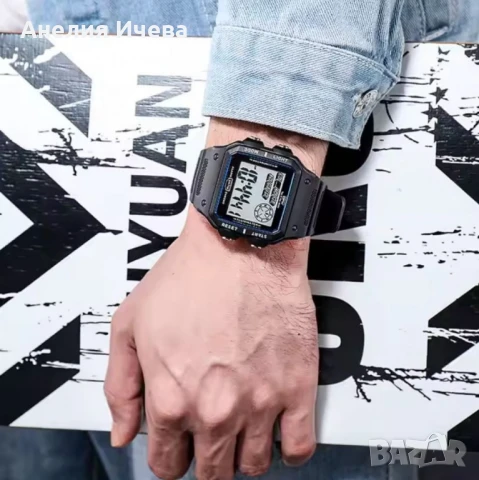 Дигитален спортен мъжки часовник водоустойчив до 50м , снимка 6 - Мъжки - 50990924