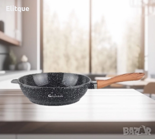 Тиган Goldmann, 24/28см., Дълбок, Лят алуминий, Керам. покр., Индукция, снимка 2 - Съдове за готвене - 52786690