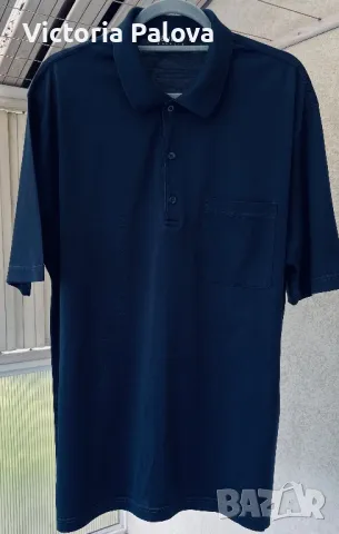 Тениска с яка ROLLINS CLASSIC двойно мерсеризиран памук