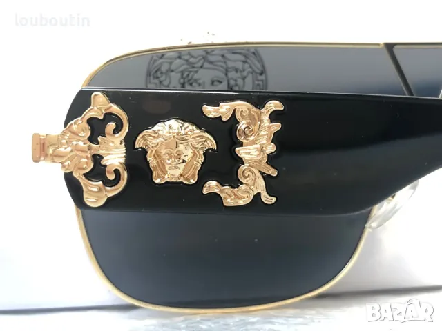 Versace маска 2024 мъжки слънчеви очила унисекс дамски бели черни , снимка 11 - Слънчеви и диоптрични очила - 47742807