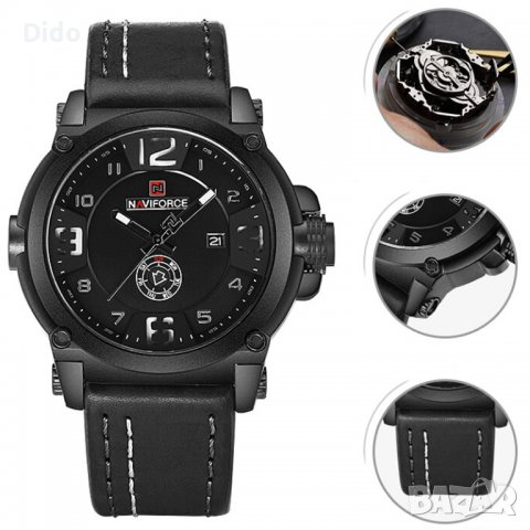 Eлегантен мъжки часовник NAVIFORCE NF9097M, снимка 2 - Водоустойчиви - 38214757