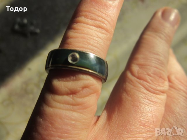 Страхотен пръстен Христина Топмодел емайл , снимка 6 - Пръстени - 27456717