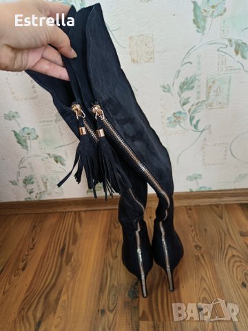 Страхотни високи ботуши , снимка 7 - Дамски ботуши - 43167071