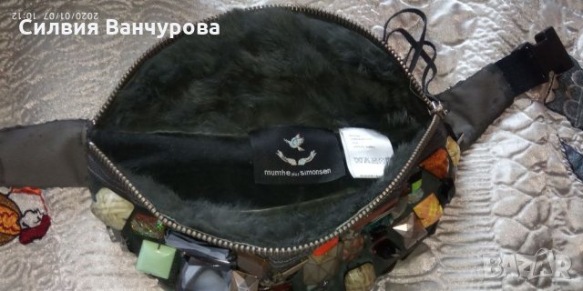 Бутикова паласка с камъни и заек, снимка 2 - Чанти - 27552483