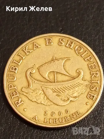 Монета 20 леке 2000г. Албания красива за КОЛЕКЦИЯ ДЕКОРАЦИЯ 22231, снимка 3 - Нумизматика и бонистика - 49163840