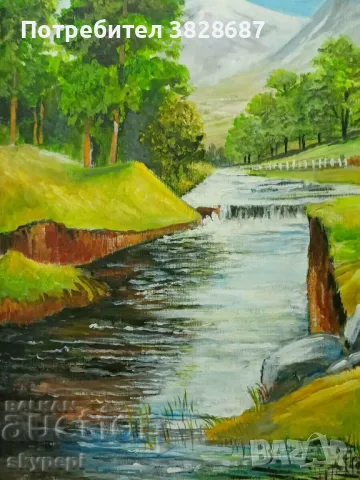 ПЕЙЗАЖ, снимка 4 - Картини - 48250587