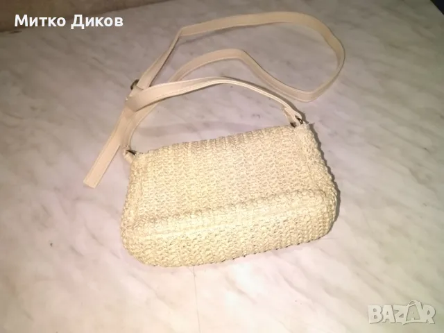 Маркова женска чанта Пиесус промазан плат нова 20х13см, снимка 3 - Чанти - 50024356