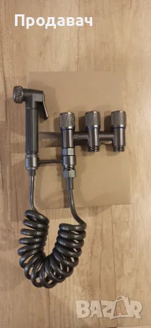 Душ система за тоалетна/биде с троен кран - 3 цвята, снимка 3 - Душове - 48307044