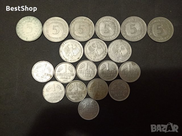 18 - монети = 45 - Германски Марки - 45 Deutsche mark