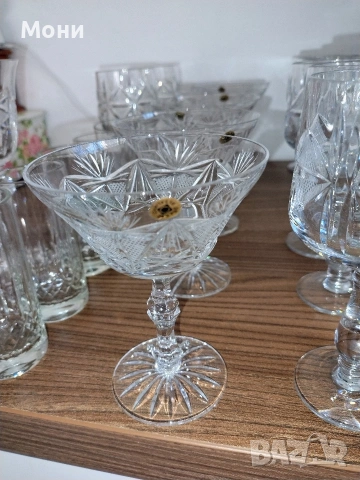 Кристални чаши , снимка 6 - Чаши - 53588429