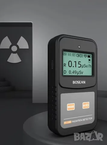 Гайгеров Брояч Дозиметър Уред за Измерване на Радиация Детектор за Ядрена Радиация BOSEAN FS-1000, снимка 6 - Други - 49374358