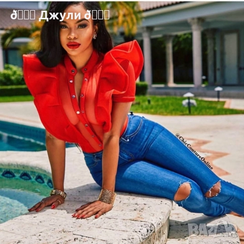 Разкошна боди - риза, снимка 10 - Ризи - 51748712