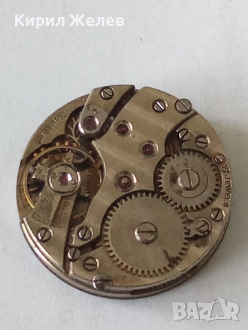 Механизъм с циферблат от стара ръчен часовник 51400, снимка 3 - Мъжки - 52252545
