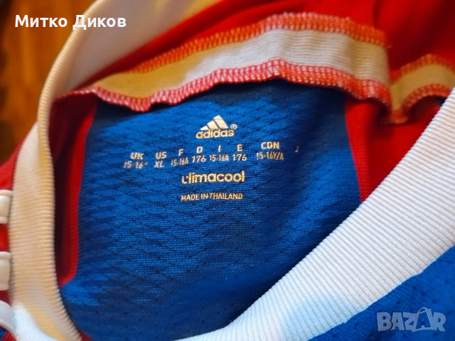 Байерн Мюнхен футболна тениска маркова на Адидас 2014-2015г размер С или 176см, снимка 5 - Футбол - 53539790