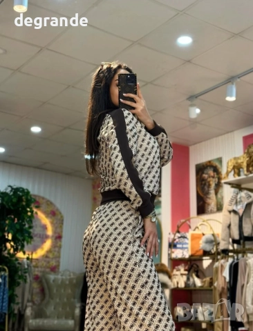 ВИДЕО НА МОДЕЛА Памучен сет от 2 части Guess, снимка 3 - Комплекти - 52586379