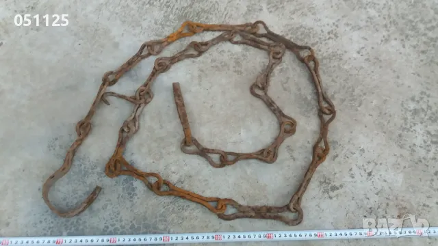 уникална възрожденска кована веруга, кука за камина 3 метра , снимка 18 - Антикварни и старинни предмети - 49027694