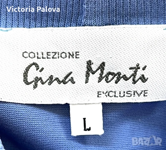 Красива скъпа тениска/блуза GINA DI MONTI Италия, снимка 8 - Корсети, бюстиета, топове - 50625736