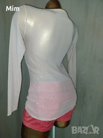 М Прозрачна блуза в светло розово и къси розови къси панталонки , снимка 8 - Къси панталони и бермуди - 50902243