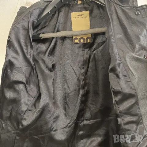 Дамско Кожено яке  Conbipel  размер 48 - Л , снимка 3 - Якета - 49040173