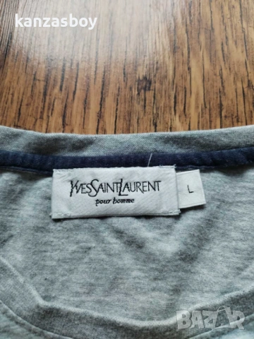 Saint Laurent YSL - страхотна мъжка тениска Л, снимка 2 - Тениски - 53470708