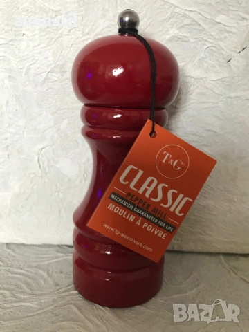 🔴 НОВА ДЪРВЕНА МЕЛНИЦА ЗА ПИПЕР – T&G CLASSIC 🔴