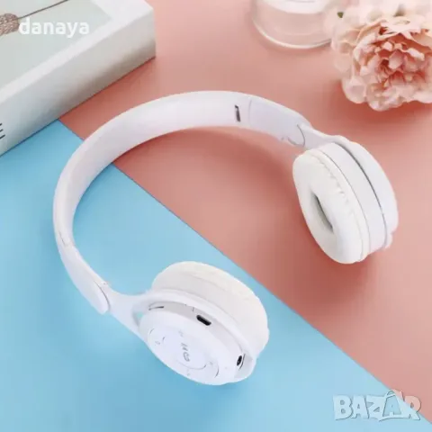 5592 Сгъваеми стерео блутут слушалки YO8 Macaron, снимка 7 - Bluetooth слушалки - 48555914