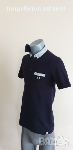 Fred Perry Pique Cotton Slim Fit Mens Size S НОВО! ОРИГИНАЛ! Мъжка Тениска!, снимка 8 - Тениски - 36420301