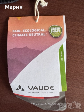 къс дамски розов/черен клин/панталон за спорт, VAUDE, размер XS, зимни, снимка 5 - Панталони - 51996056