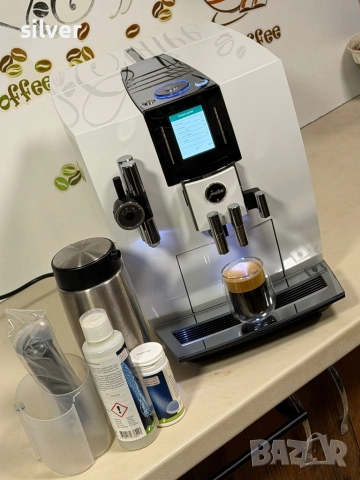 Кафемашина кафе автомат JURA J6 PIANO WHİTE с гаранция, снимка 14 - Кафемашини - 52634394