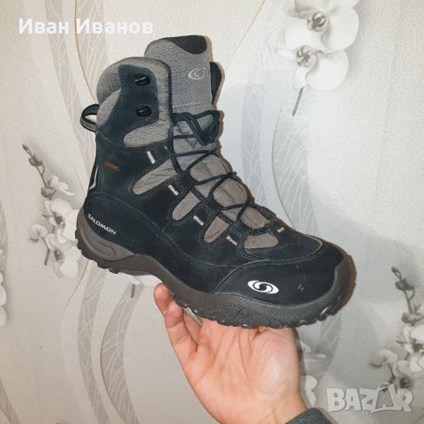 термо боти/ботуши Salomon GTX Gore-Tex  номер 41 1/3 водоустойчиви , снимка 5 - Мъжки ботуши - 43734807