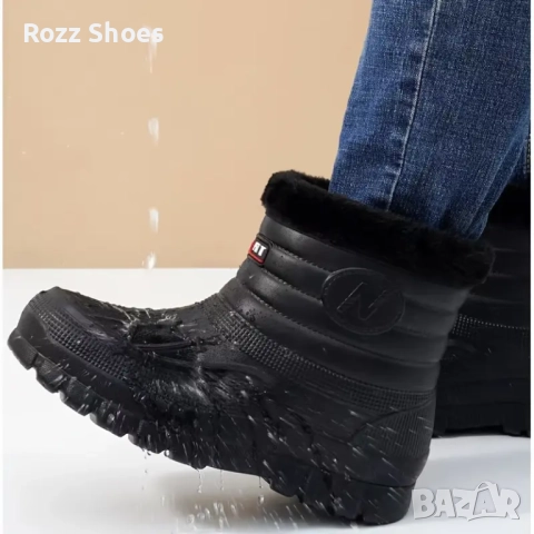 Много леки гумирани топли боти код 2510, снимка 5 - Мъжки боти - 52131667