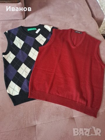 Чисто нови! Мъжки пуловери - размер Л., снимка 1 - Пуловери - 42223402