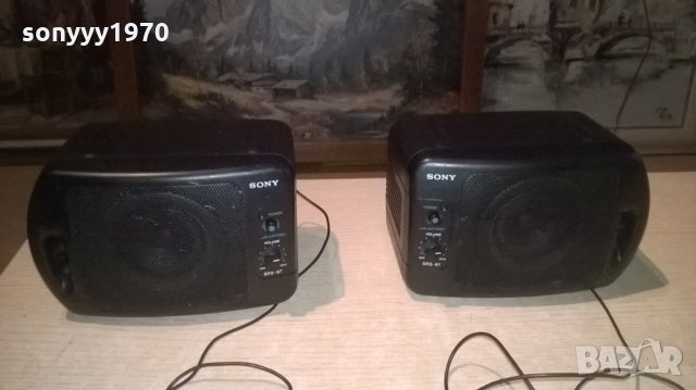sony srs-67-активни тонколони-18х13х12см-внос швеицария, снимка 2 - Тонколони - 27361289