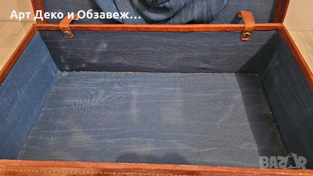 Старо кожено куфарче, снимка 4 - Антикварни и старинни предмети - 53227119