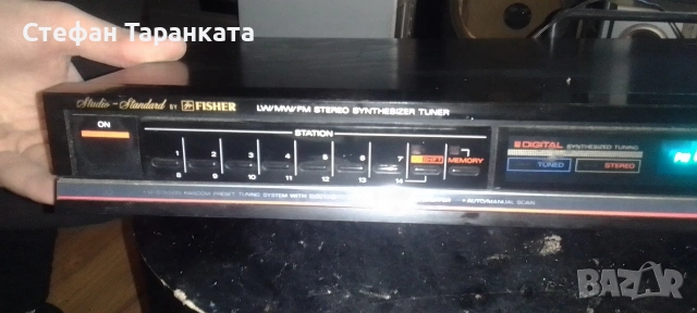 Радио тунер FISHER, снимка 3 - Радиокасетофони, транзистори - 53262830