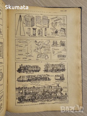 Голям илюстрован немско-бългaрски речник 1942 г., снимка 4 - Енциклопедии, справочници - 43367522