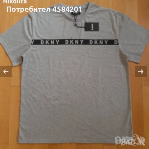 НОВА мъжка тениска DKNY, размер XL. ОРИГИНАЛНА! С ЕТИКЕТ!, снимка 2 - Тениски - 51603213