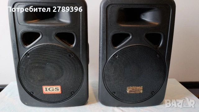 професионални тонколони 12", комплект със стойки, снимка 2 - Тонколони - 53475494