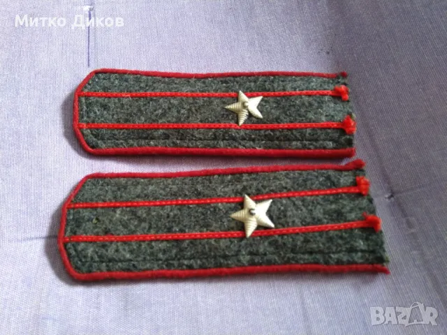 Пагони на майор от соца за зимни дрехи шаяк шинел 2 броя