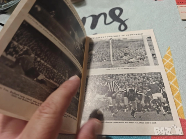 Arsenal-Manchester City-season 1967-1868-автентична програма за мача, снимка 7 - Фен артикули - 52068575