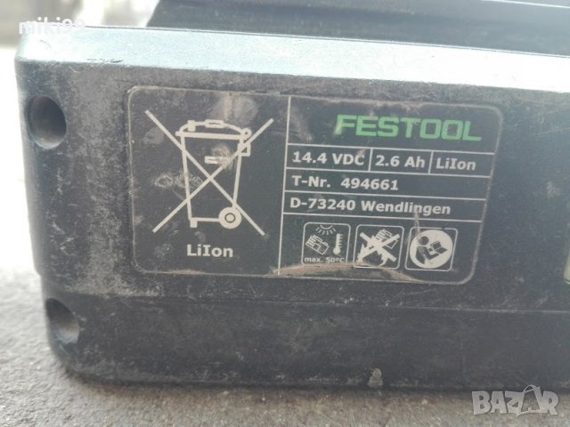 батерия  и зарядно  bosch - festool и др., снимка 3 - Бормашини - 27596516