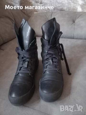 Дамски високи кецове Navvi от естествена кожа – №39, снимка 4 - Дамски боти - 52089151