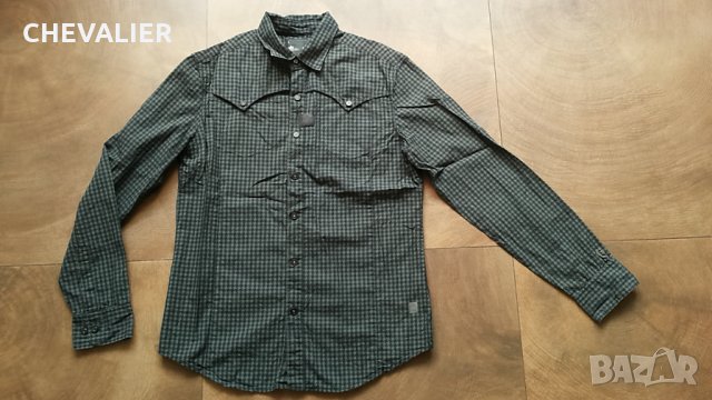 G-Star CAVALRY Check Dress Shirt L/S размер M мъжка риза 7-37, снимка 1 - Ризи - 33617206