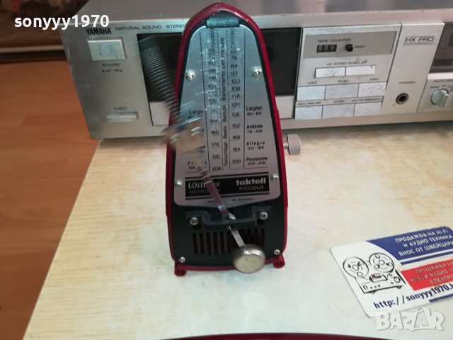 немски метроном в опаковка 1312230827M, снимка 2 - Антикварни и старинни предмети - 43389369