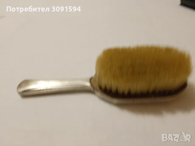  Посребрена Красива четка за дрехи (Gallia), снимка 8 - Антикварни и старинни предмети - 48188795