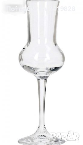 Bormioli, италиански чаши за ракия вместимост 75 мл, Обща височина на чашата 16,5 см, , снимка 2 - Чаши - 38488946